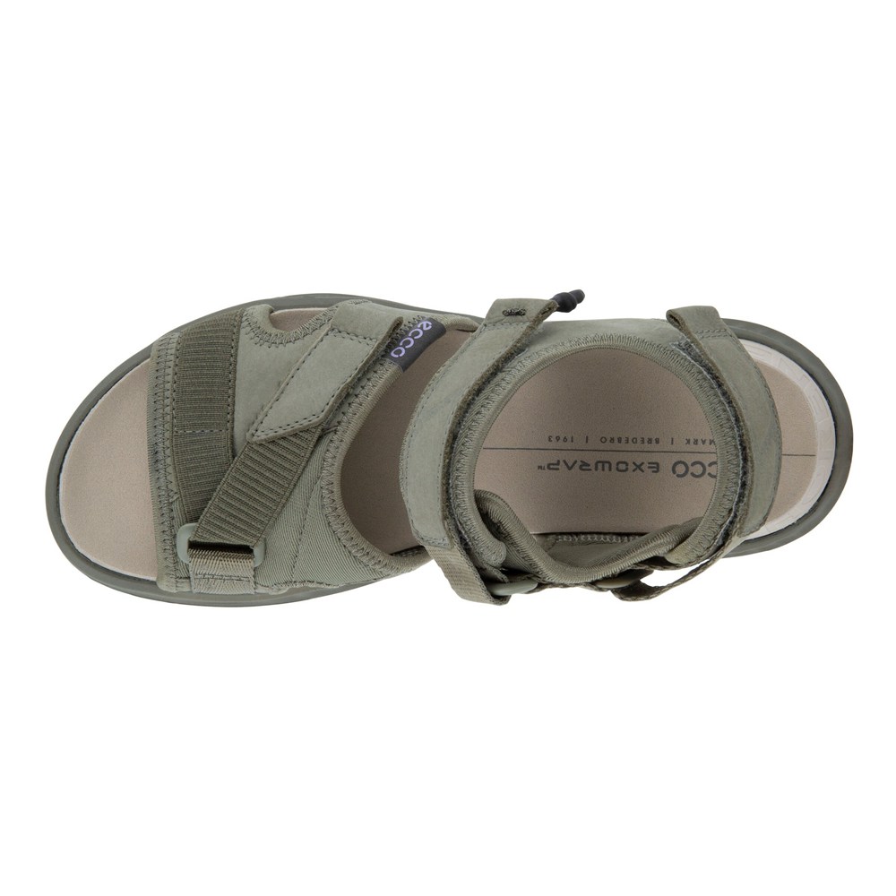 Sandalias Mujer - ECCO Exowrap 3S Velcro - Verde Oliva - PTZ865023